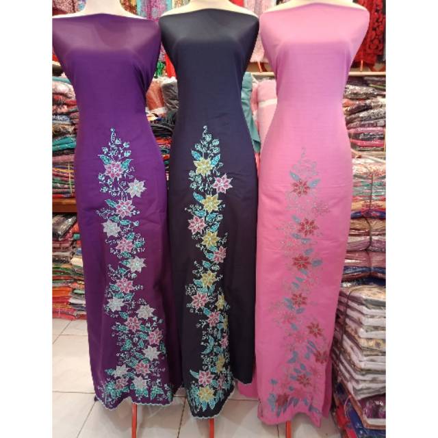 Gamis bordir manual bukittinggi