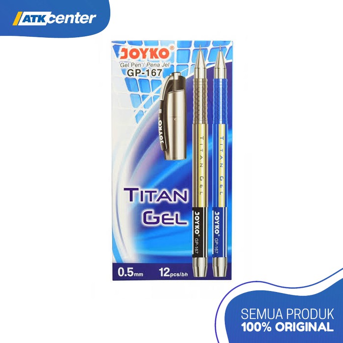 

BALLPOINT / PULPEN JOYKO GELPEN GP-167 HITAM