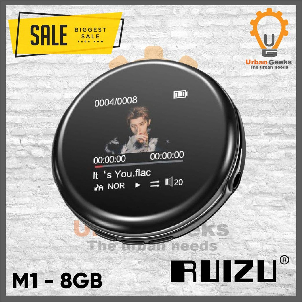 Ruizu M1 DAP Digital Audio Player MP3 MP4 Audio Video Player Bluetooth HQ SQ FLAC Portable