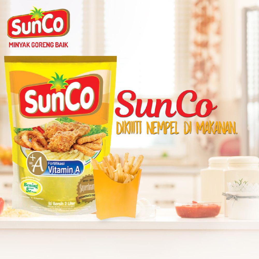 

SUNCO Minyak Goreng kemasan REFILL 2LTR