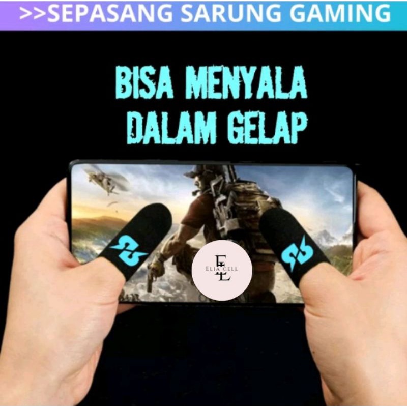 RRQ Sarung Jempol Jari Tangan Gaming Anti Keringat Basah Buat Game