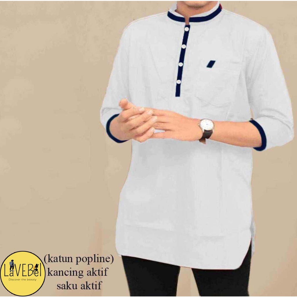 LVB Baju Koko Kurta Pakistan AGAM / Baju Pria / Atasan Muslimin / Atasan Muslim Pria / Uk.M-L-XL-XXL / LAVEBEL