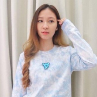 iseven p LONGSLEEVE TIE DYE KARAKTER KARTUN