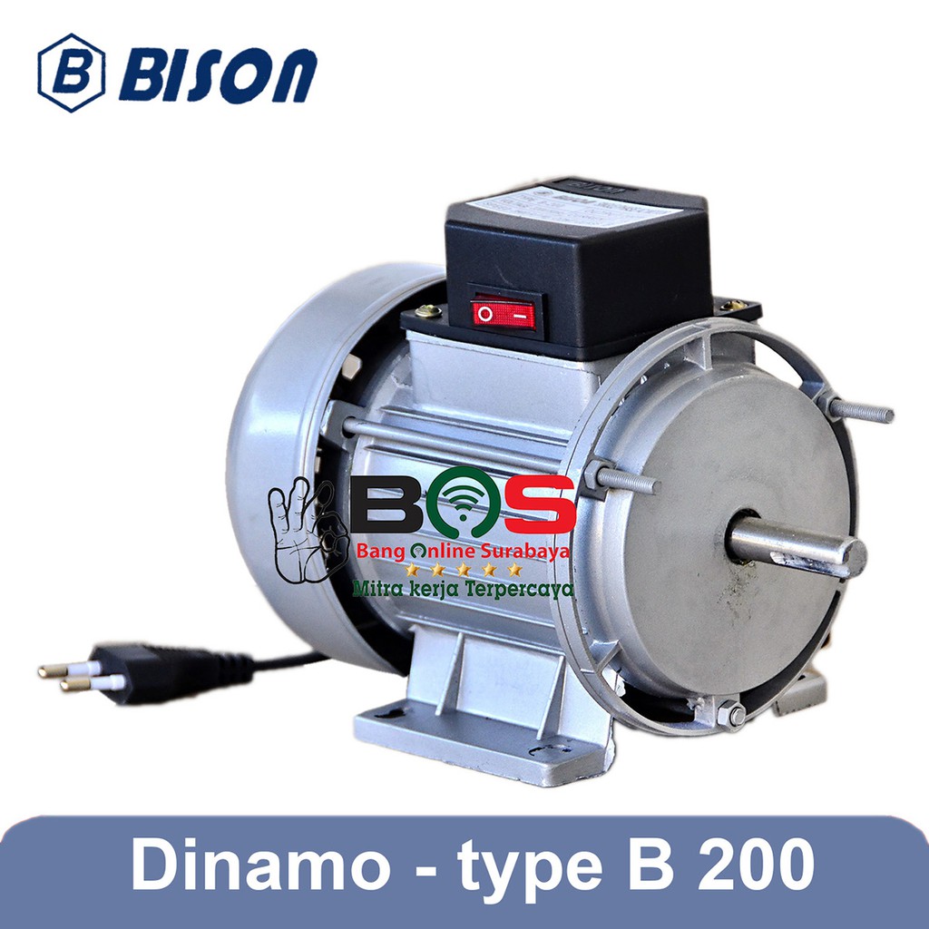 Dinamo Motor Mesin Parutan Portable Listrik Bison B-200 B200 B 200