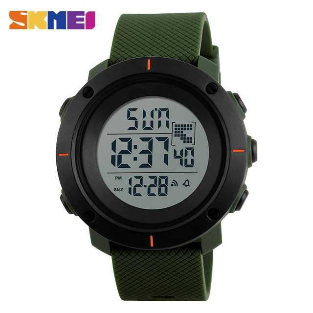 TERLARIS Jam Tangan Pria SKMEI 1213 Men Big Dial Digital Jam Tangan Digital Original SKMEI
