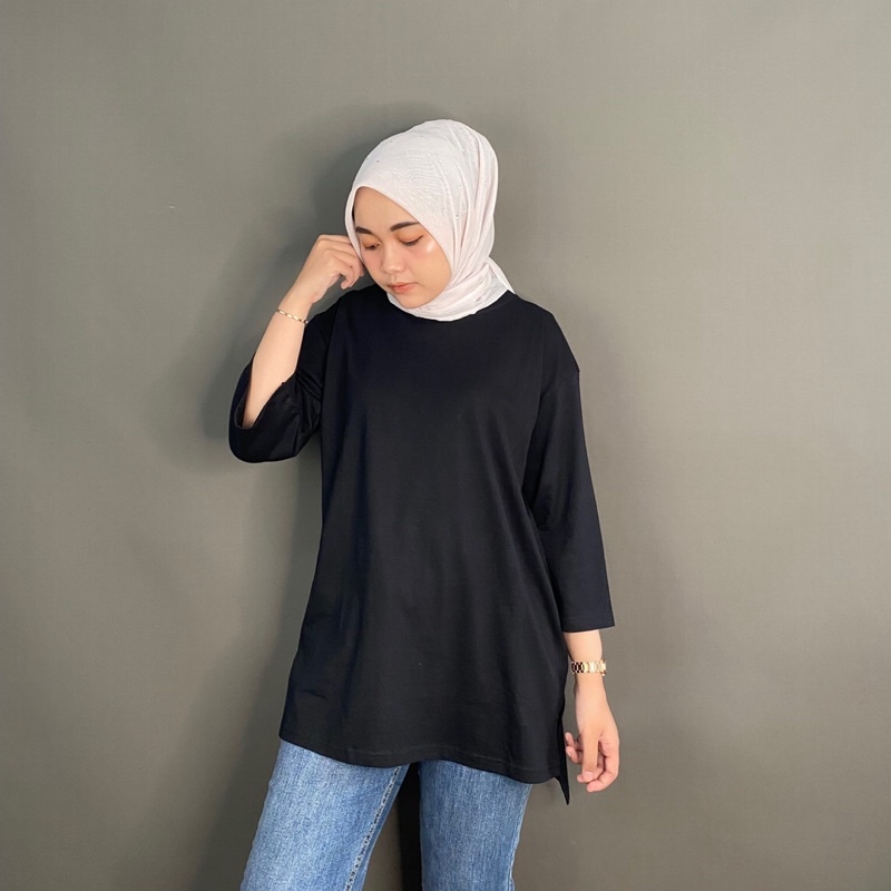 KAOS POLOS OVERSIZE // KAOS WANITA JUMBO