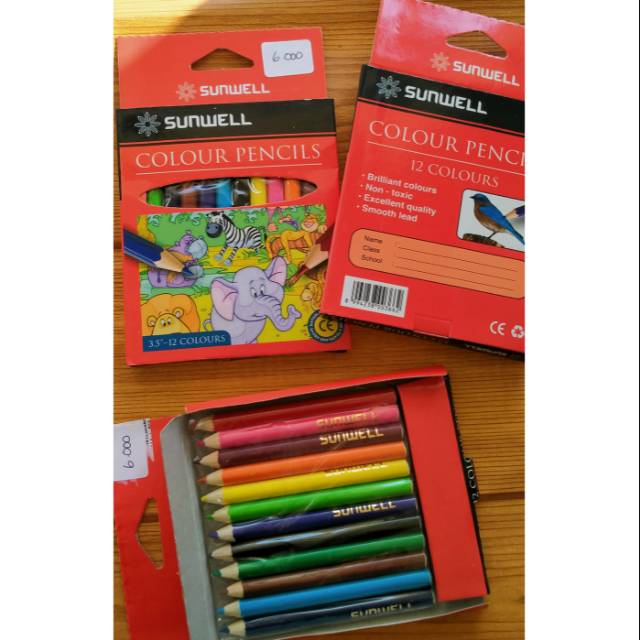

LF35 Alat Tulis Pensil Pencil Warna Gambar 12 Warna Cadwell Kecil Mini Murah