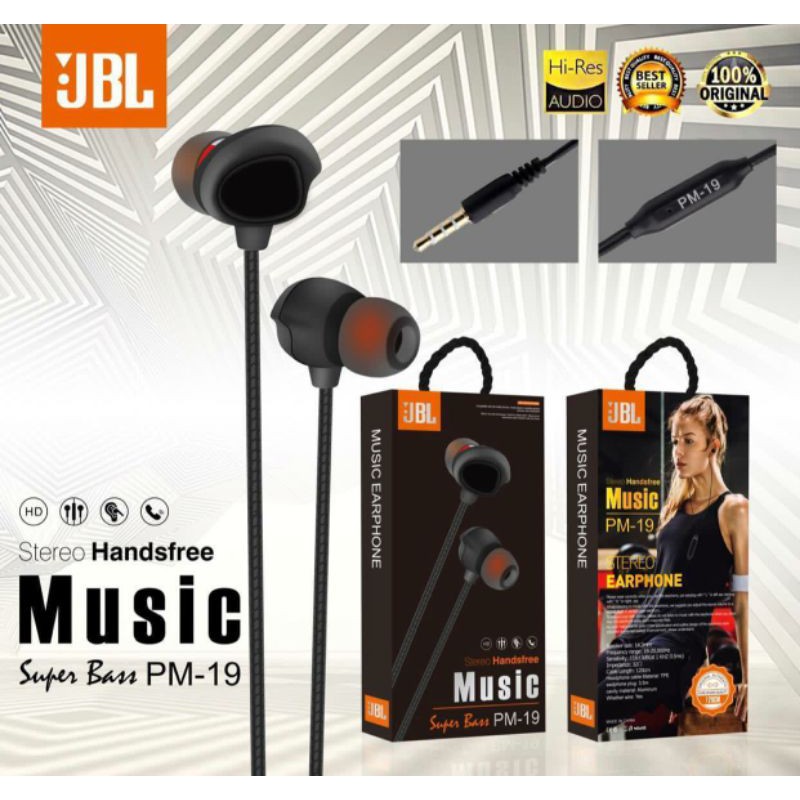 Headset JBL/J PM-19 Super Bass