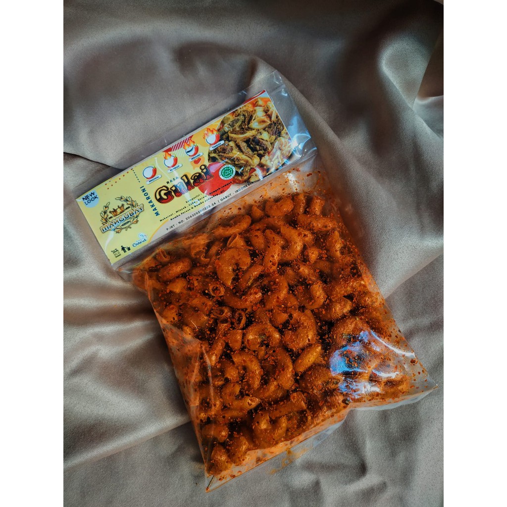 

(PO/Ready) Makaroni Mang Ubay rasa Gulai - harap lihat Deskripsi