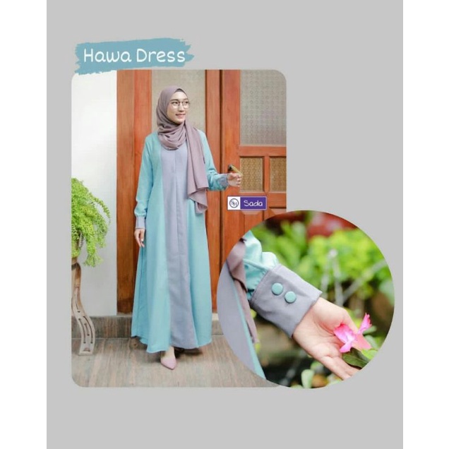 Hawa dress lady zara original sada hijab / gamis hawa ori sada hijab / dress. lady zara
