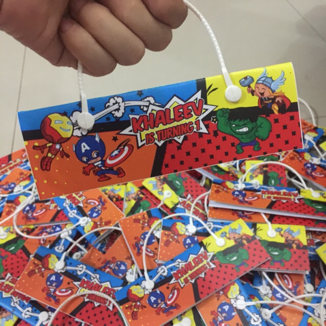 

Goodie bag Tag / Gantungan untuk goodie bag