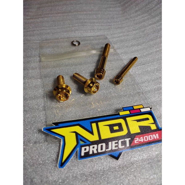 BAUT PROBOLT KERUCUT KALIPER MONOBLOK NISSIN BREMBO FLOWER