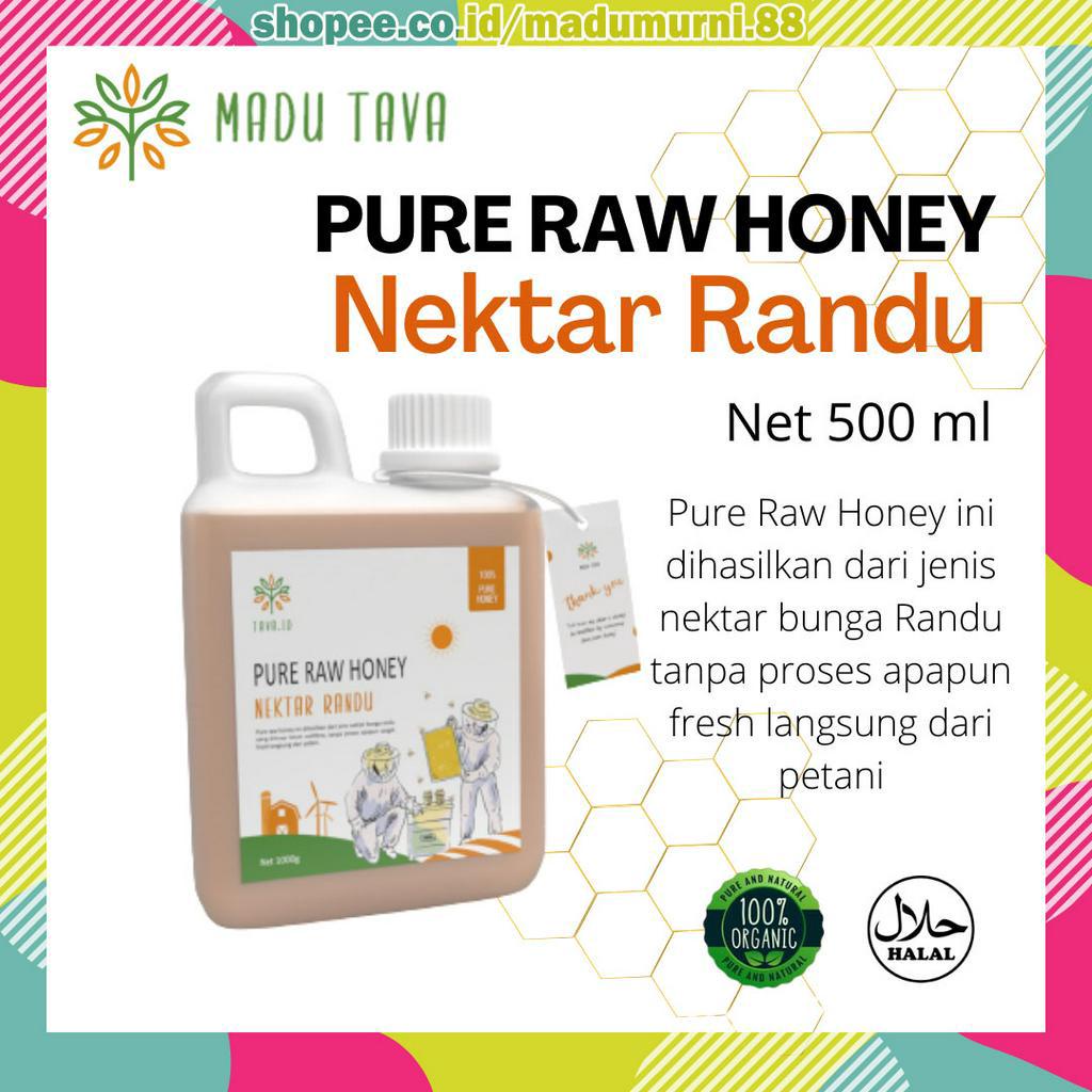 

Madu Murni Tava Nektar Randu 500ml 100% Asli Alami Pure Natural Organik Raw Honey Minuman Kesehatan