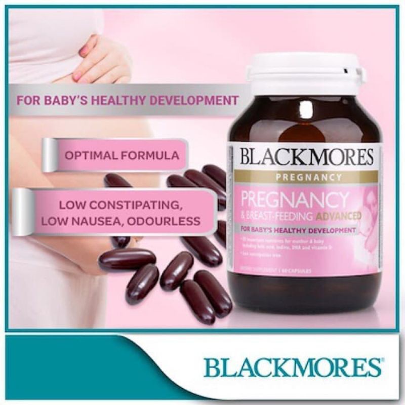 Blackmores Pregnancy &amp; Breastfeeding Gold - Isi 60 Kapsul 120 kapsul Ori Kalbe(new formula)