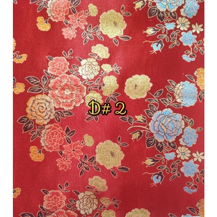 kain congsam ceongsham /bahan satin cheongsam kain meteran sutra bordir