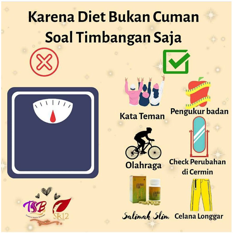 SALIMAH SLIM (DIET HERBAL TETAP MAKAN) HERBAL PELANGSING TERLARIS