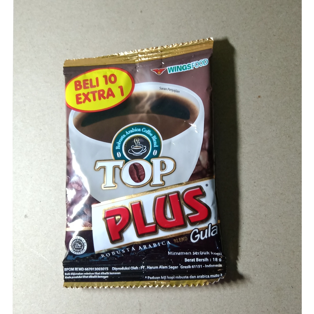 

Kopi TOP Plus sachet