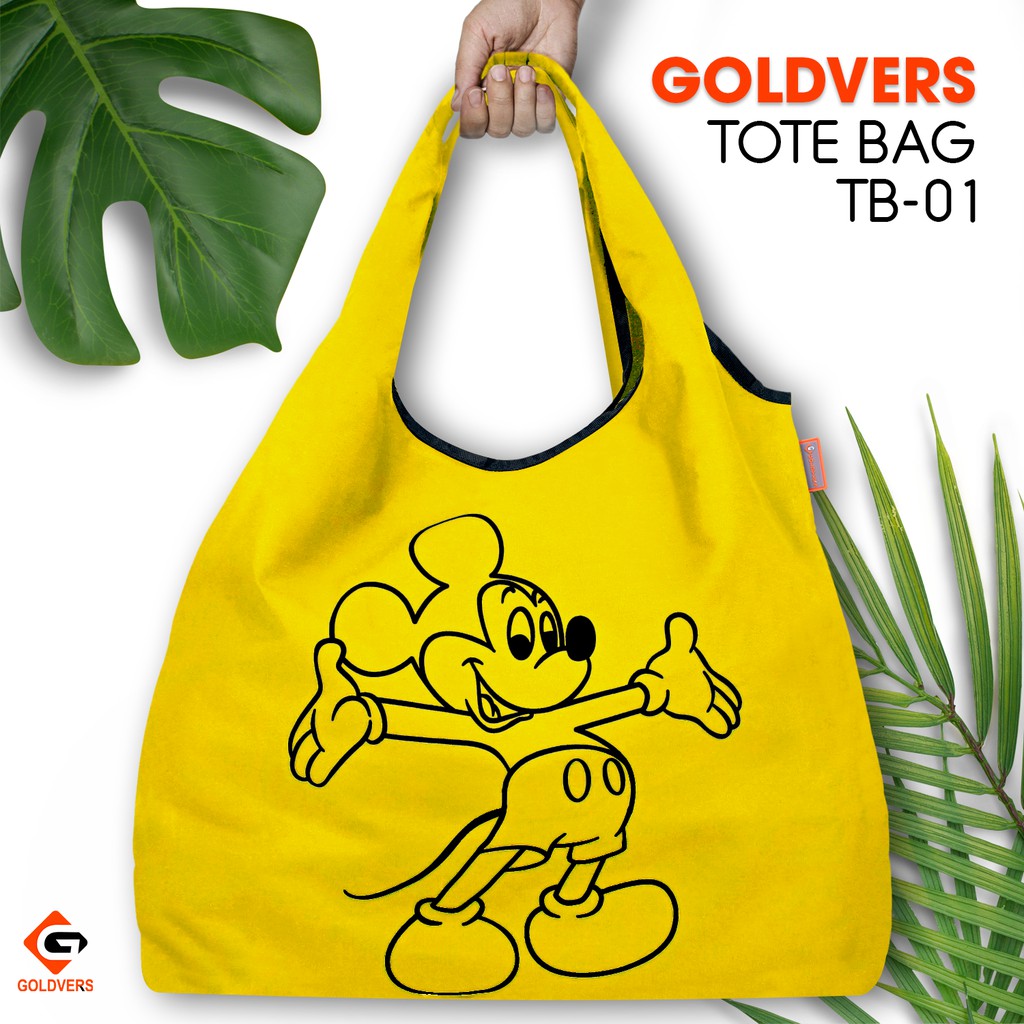 Tote Bag Wanita Model Mickey Mouse  Tas Belanja Fashion Wanita Gaya Fashion Korea - KREATIVO