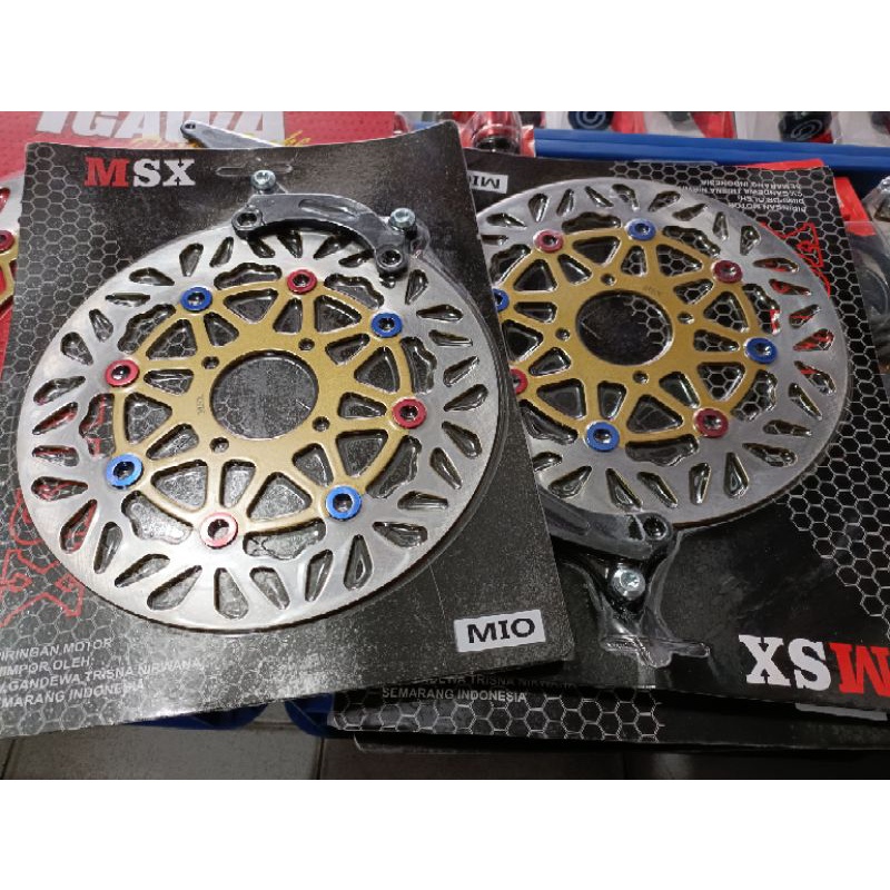 DISC DEPAN MIO XEON KARBU XEON GT125 MIO SPORTY SOUL KARBU 260 MM PIRINGAN DEPAN MIO