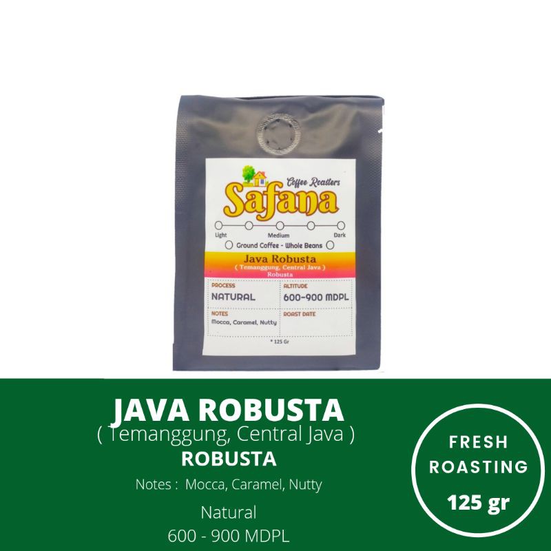 

Kopi Java Robusta Fresh Roasting Coffee 125gr