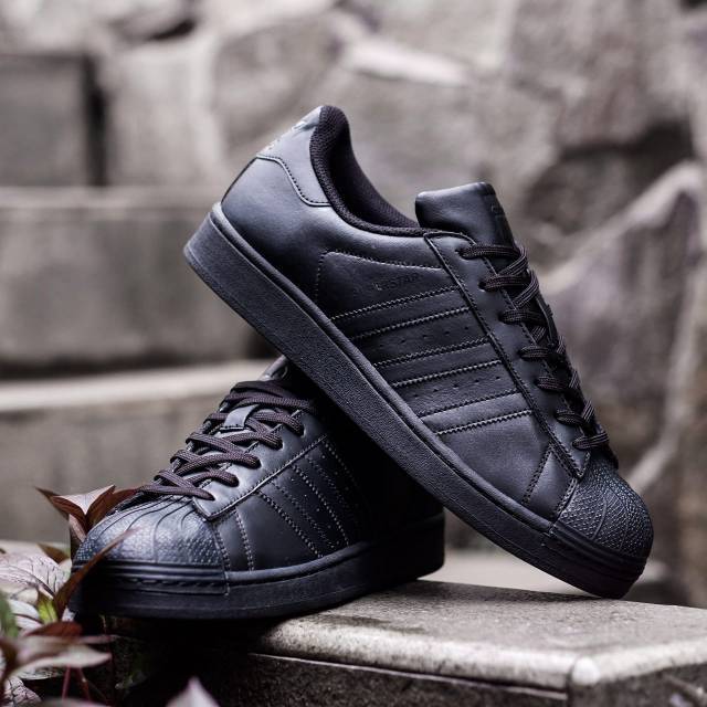 ADIDAS SUPERSTAR ALL BLACK ORIGINAL