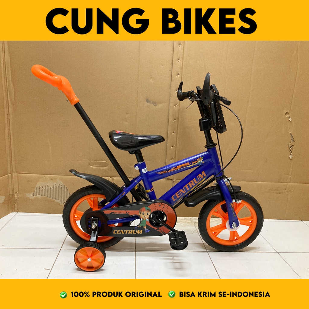 Sepeda Anak BMX Ukuran 12 Inch CENTRUM CT 8805 2 Eva stir dorongan