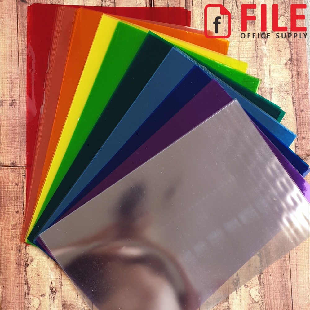 

Plastik Mika Warna / Putih Bening Cover Jilid Folio F4 (1 Pak 100 lembar)