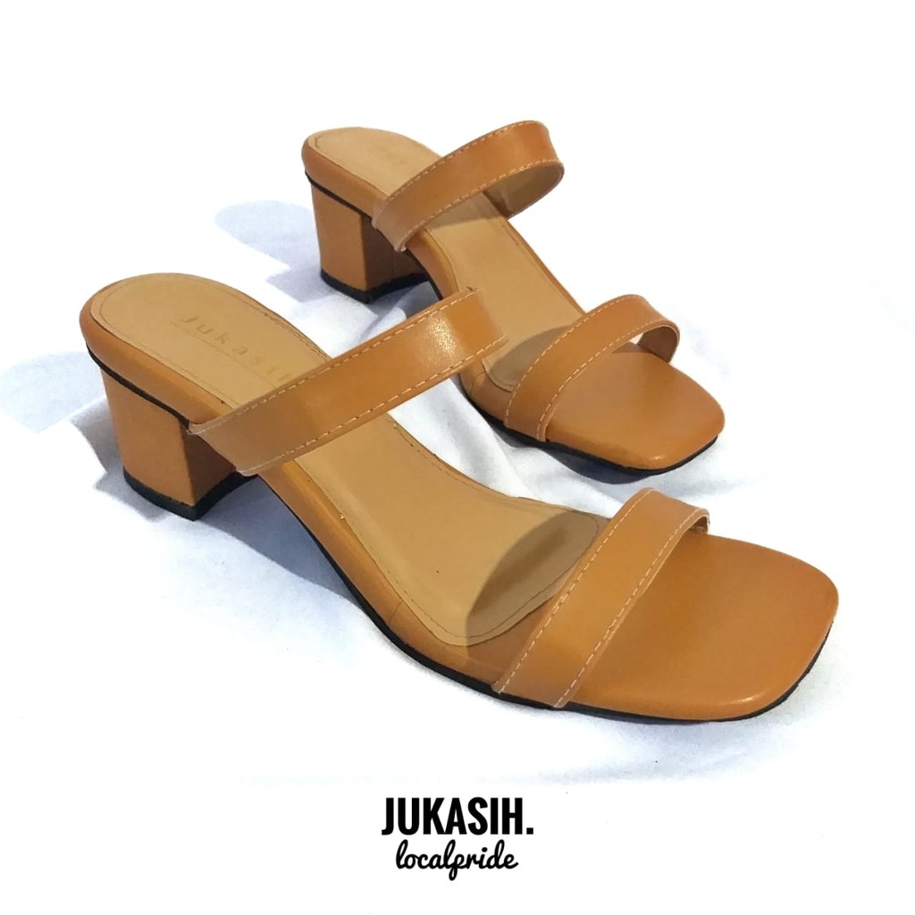 JUKASIH - VEFITA hak chungky peep toes