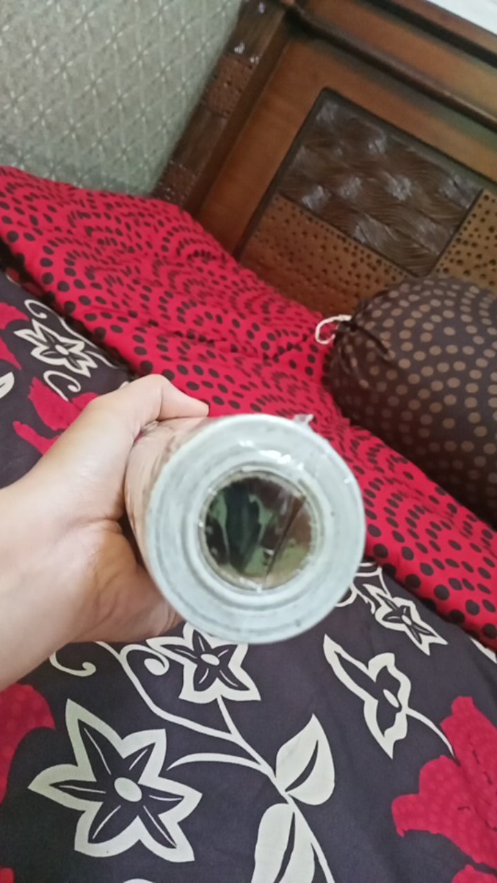 Wallpaper Dinding Sticker Motif Batik Solo Coklat | Ukuran 45cm X 10m