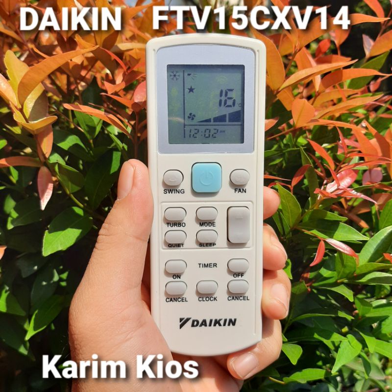 Remote Remot Ac Daikin Malaysia Type FTV Grade Original