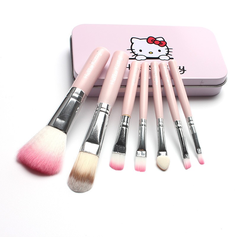 Kuas Make Up 7in1 Lucu Make Up Brush Set Isi 7 Kuas Kosmetik Lengkap Kemasan Lucu Set Kuas Dandan Isi Banyak