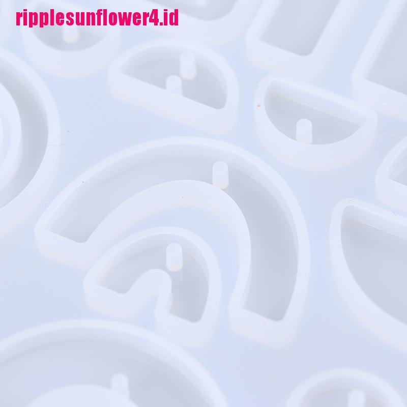 Cetakan Resin Epoksi Bahan Silikon Untuk Membuat Perhiasan Anting Liontin