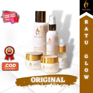 RATU GLOW SKINCARE ORIGINAL FREE GIFT PENCERAH WAJAH BPOM FLEK JERAWAT
