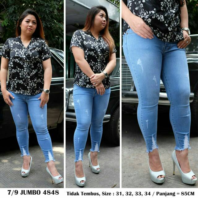 Jeans Wanita 7per9 Jumbo