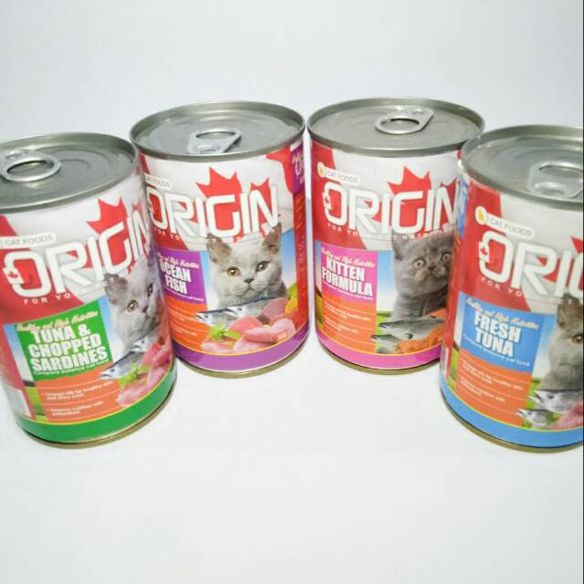 ORIGIN KALENG 400gr wet food pakan kucing