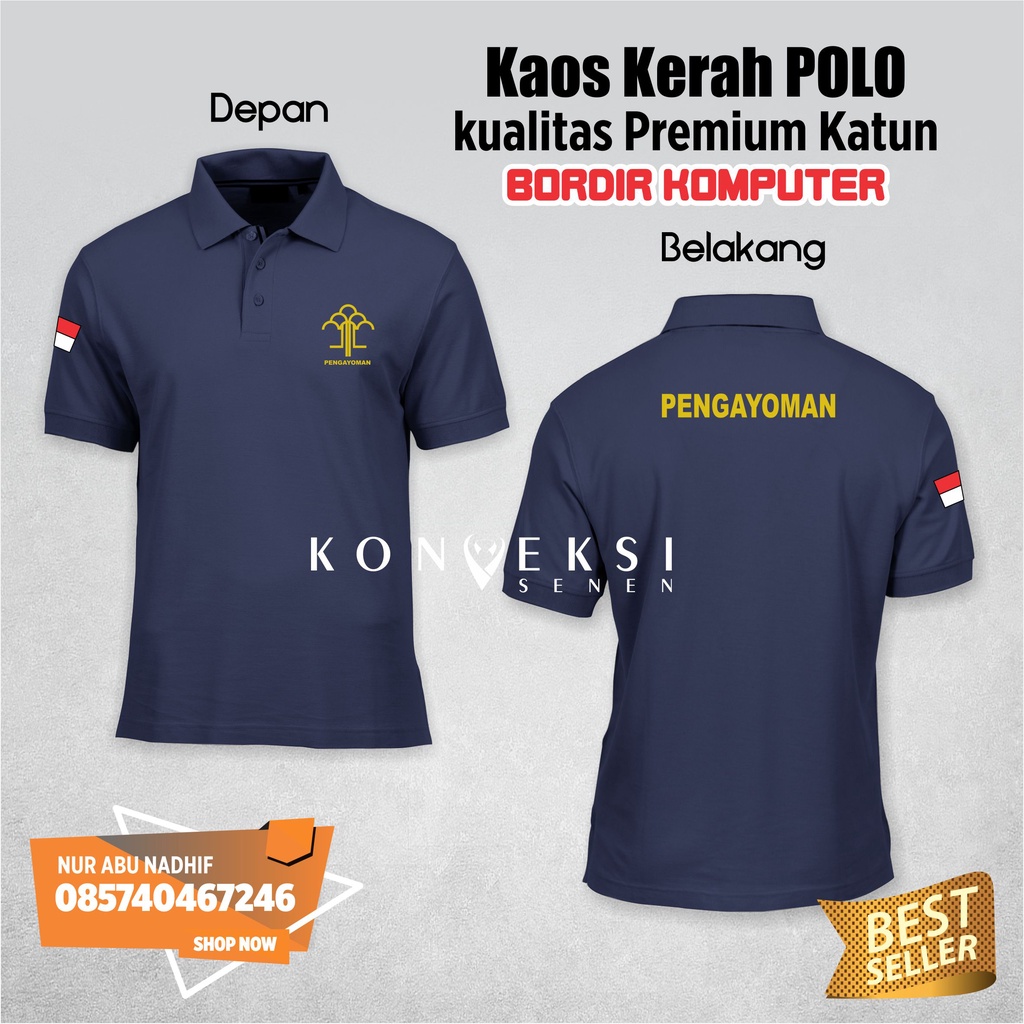 kaos pengayoman | kaos polo katun