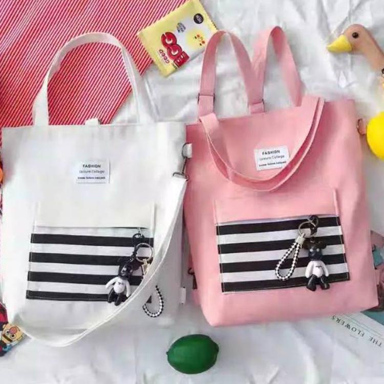 Bisa COD Cfj17 TAS TOTEBAG TOTE BAG BAHU IMPORT KULIAH LAPTOP WANITA RESLETING KOREA SEKOLAH MURAH P