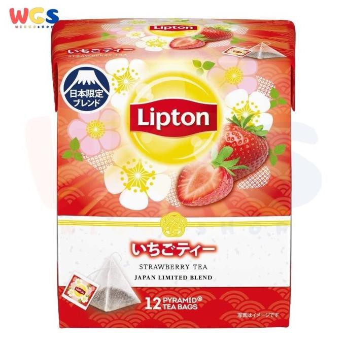 

Jual Lipton Strawberry Tea Japan Limited Blend 12 Triangle Tea Bags 19.2Gr Teh