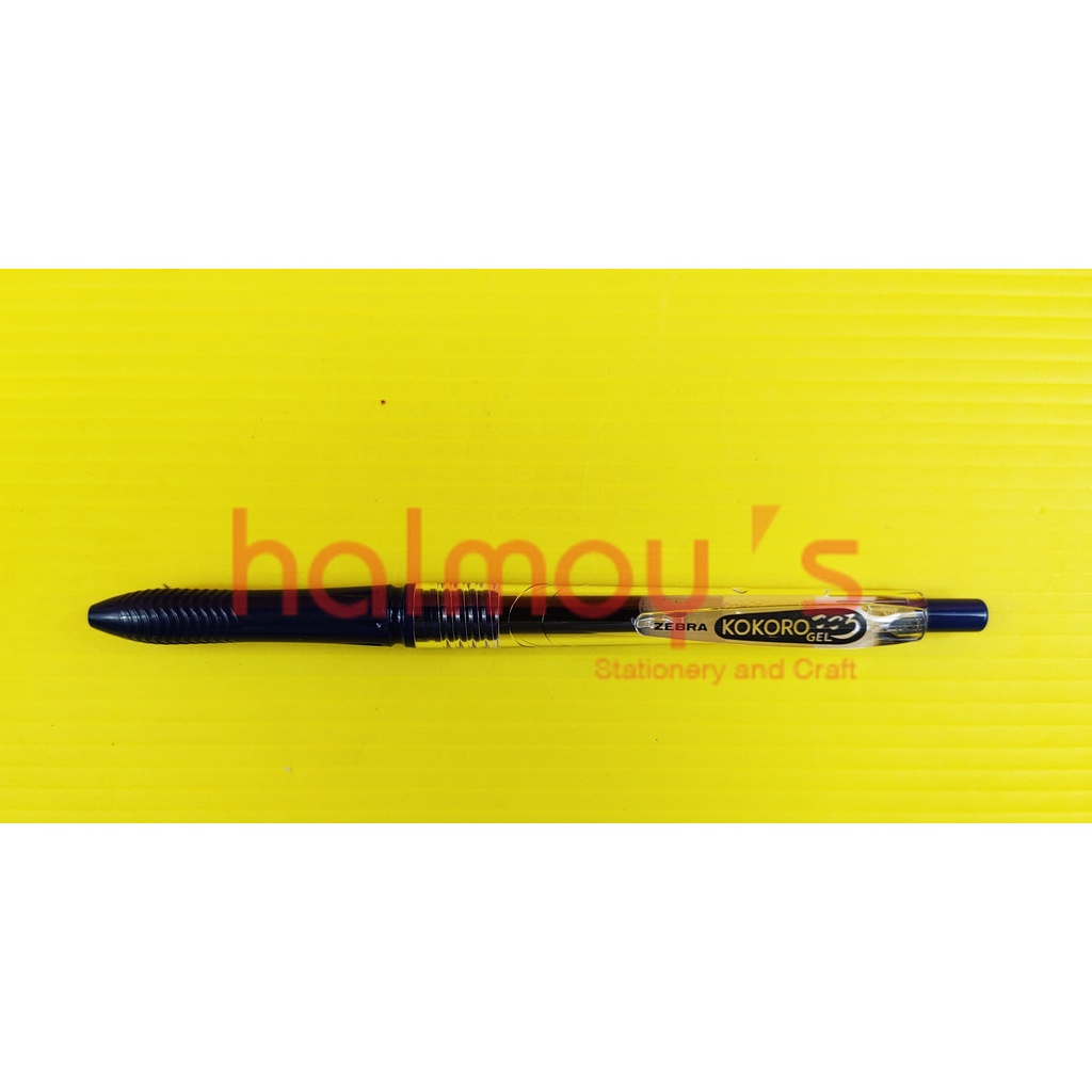 

PULPEN GEL / CAIR ZEBRA KOKORO 0.5 WARNA BLACK BLUE