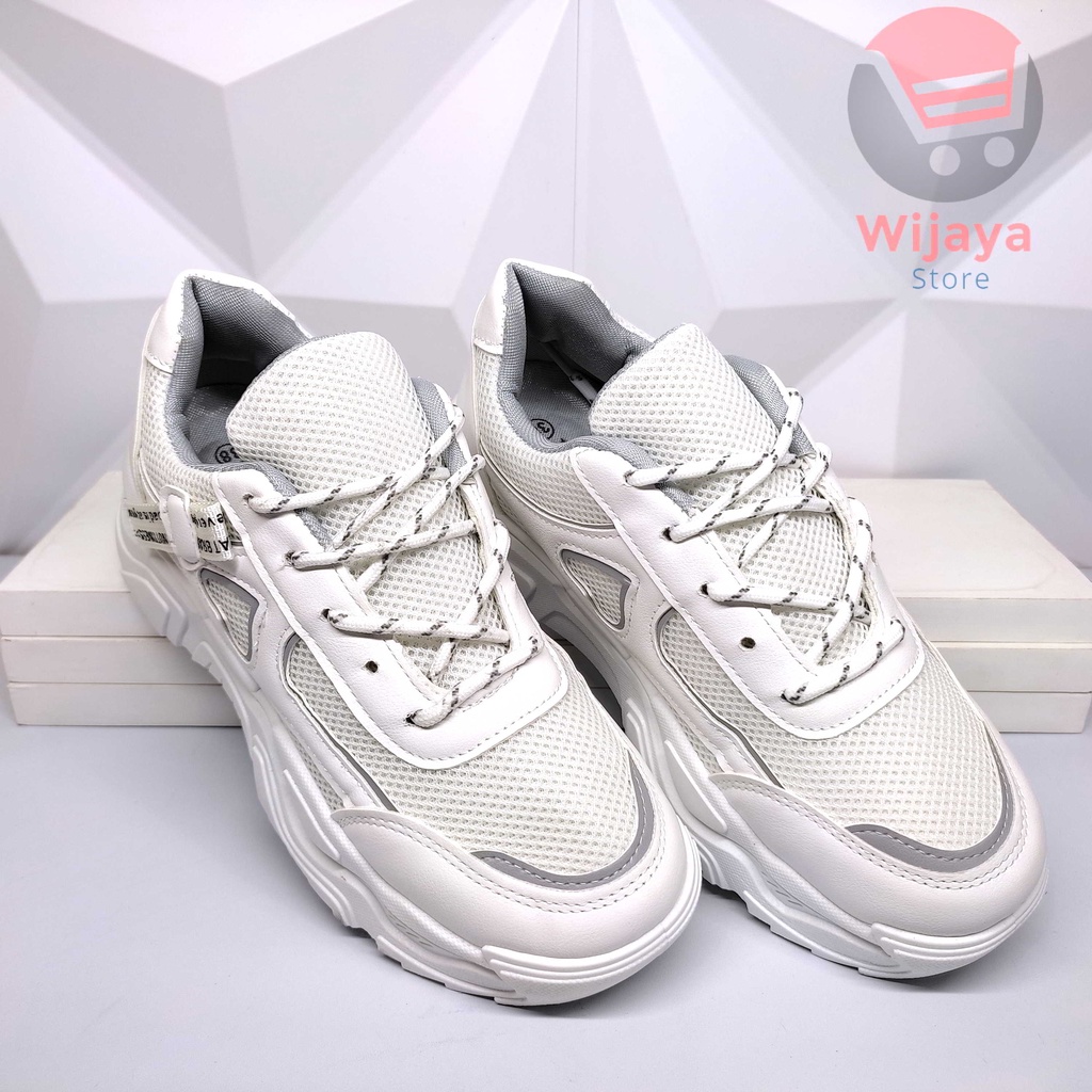 Sepatu Wanita Sneakers Putih RAFA SHERLY Korean Style Fashion Shoes Sport untuk Penampilan yang Stylish VEGA