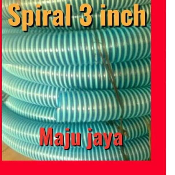 ➯ Selang hisap spiral 3 inch mesin pompa air irigasi sawah multipro ryu ☈