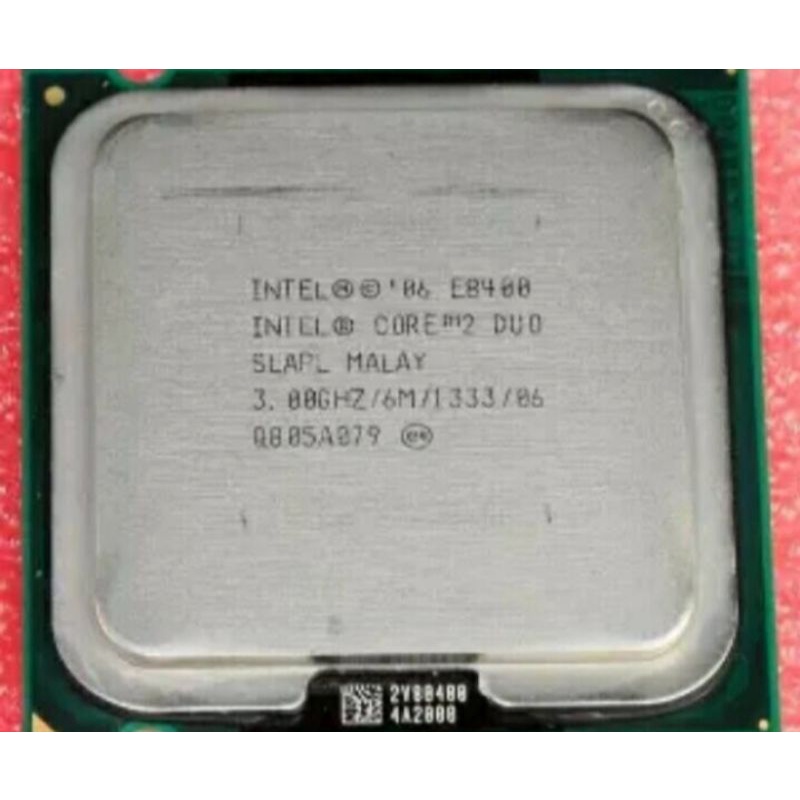 Prosesor Intel Core 2Duo E8400 ( 3.0 Ghz ) Socket 775