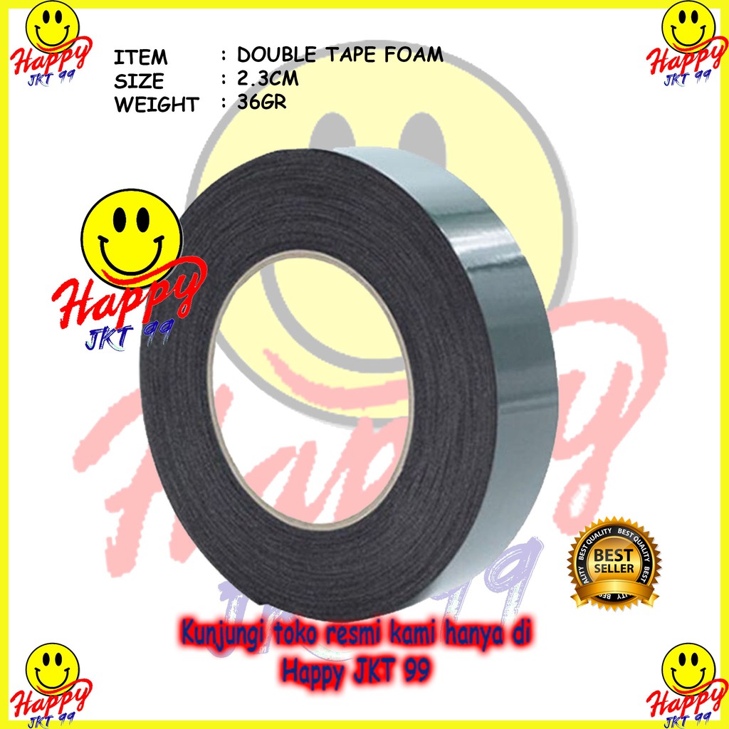 [ HAPPY JKT 99 ] DOUBLE TAPE BUSA FOAM 2.2CM X 5M