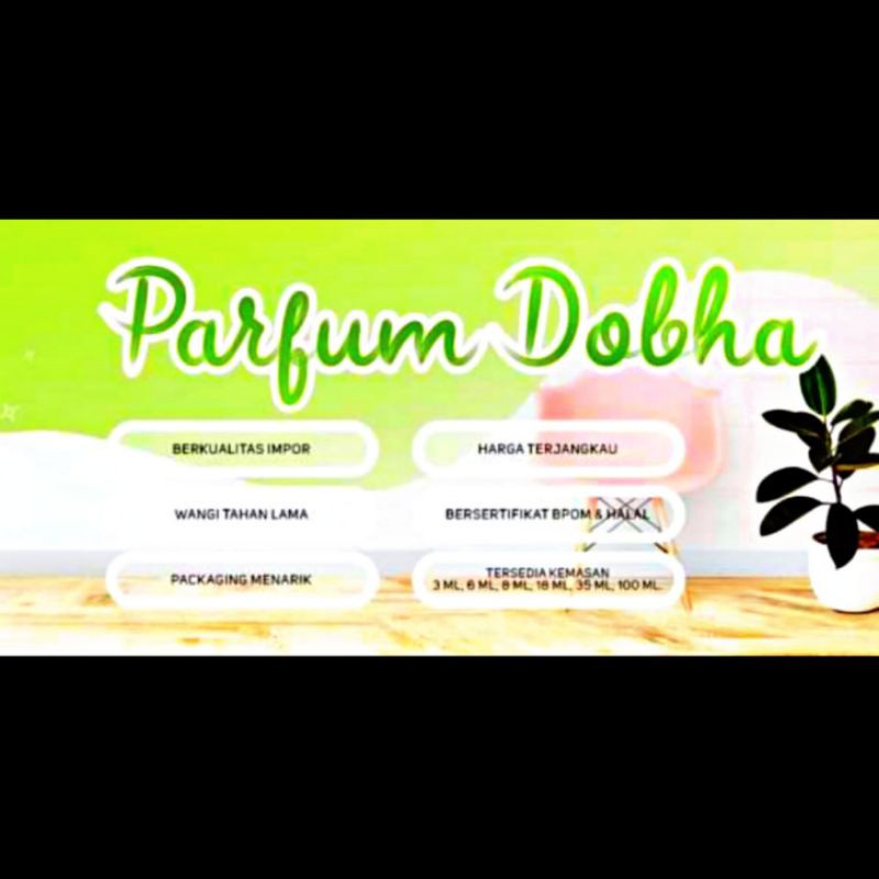 Parfum DOBHA 6ml Non Alkohol Aroma RASHA