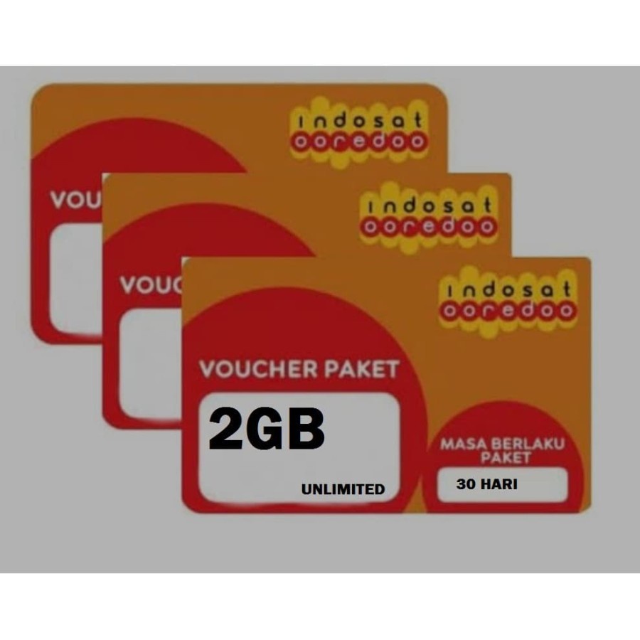 voucher/indosat/m3/unlimited/2 GB