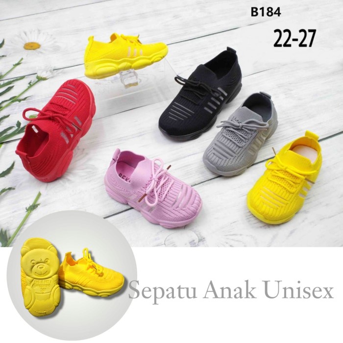 Sepatu Sport Sneaker Anak Unisex / Sepatu Casual Anak Bayi Unisex