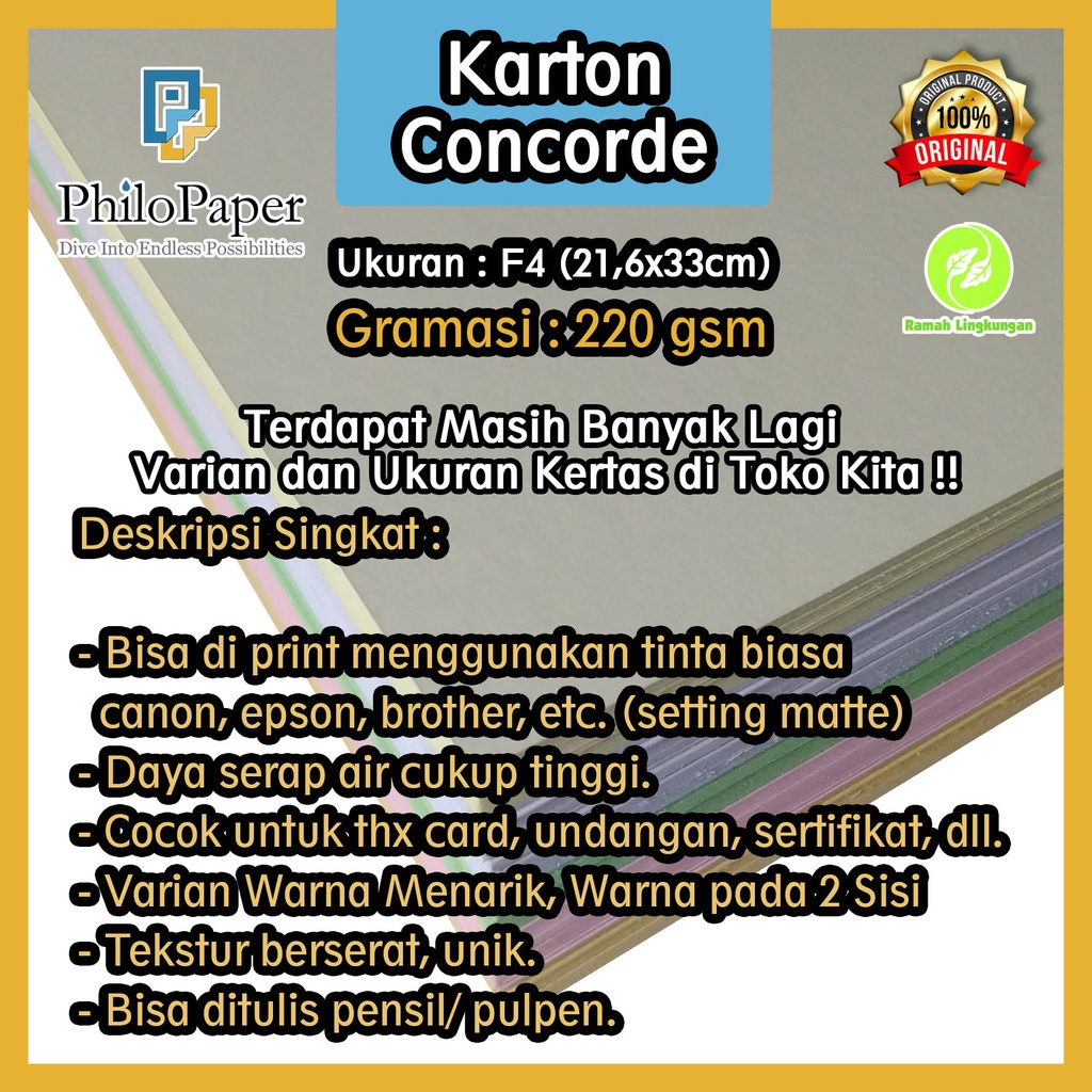 

Karton Concorde 220 Gsm F4