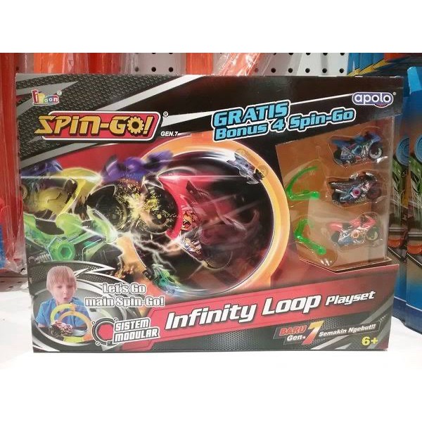 SPIN GO INFINITY LOOP PLAYSET BONUS 1 SPIN GO ORIGINAL APOLO