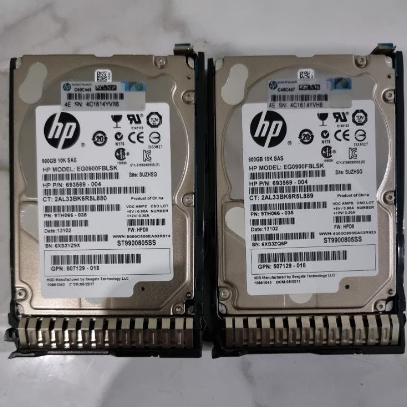 HARDISK SERVER SAS 900GB 10K COPOTAN HP G8 V2