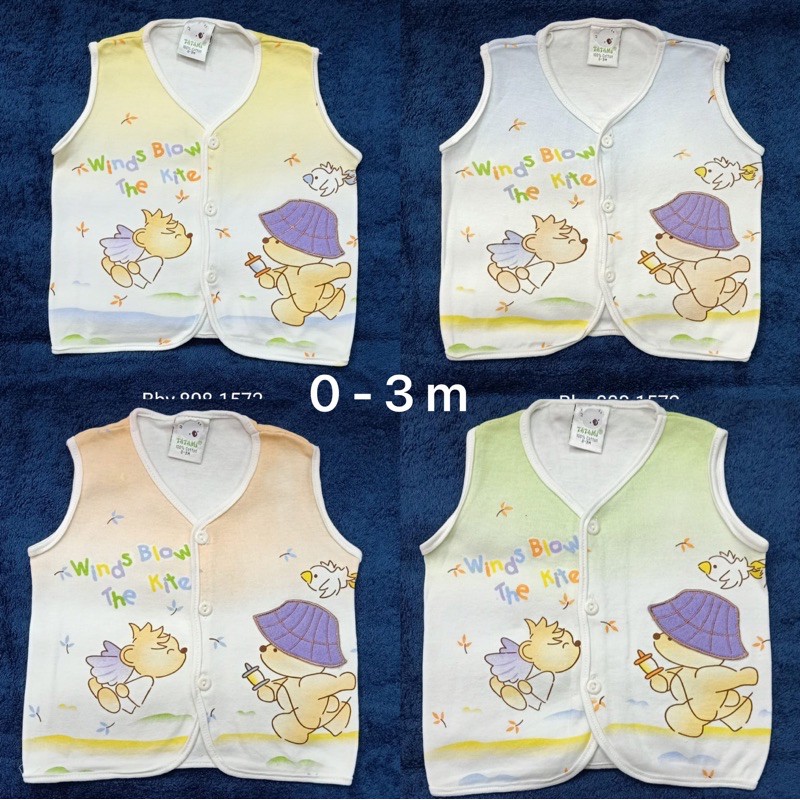 1 PCS baju bayi 0-12bln KATUN/ Perlengkapan bayi / Baju bayi / atasan bayi